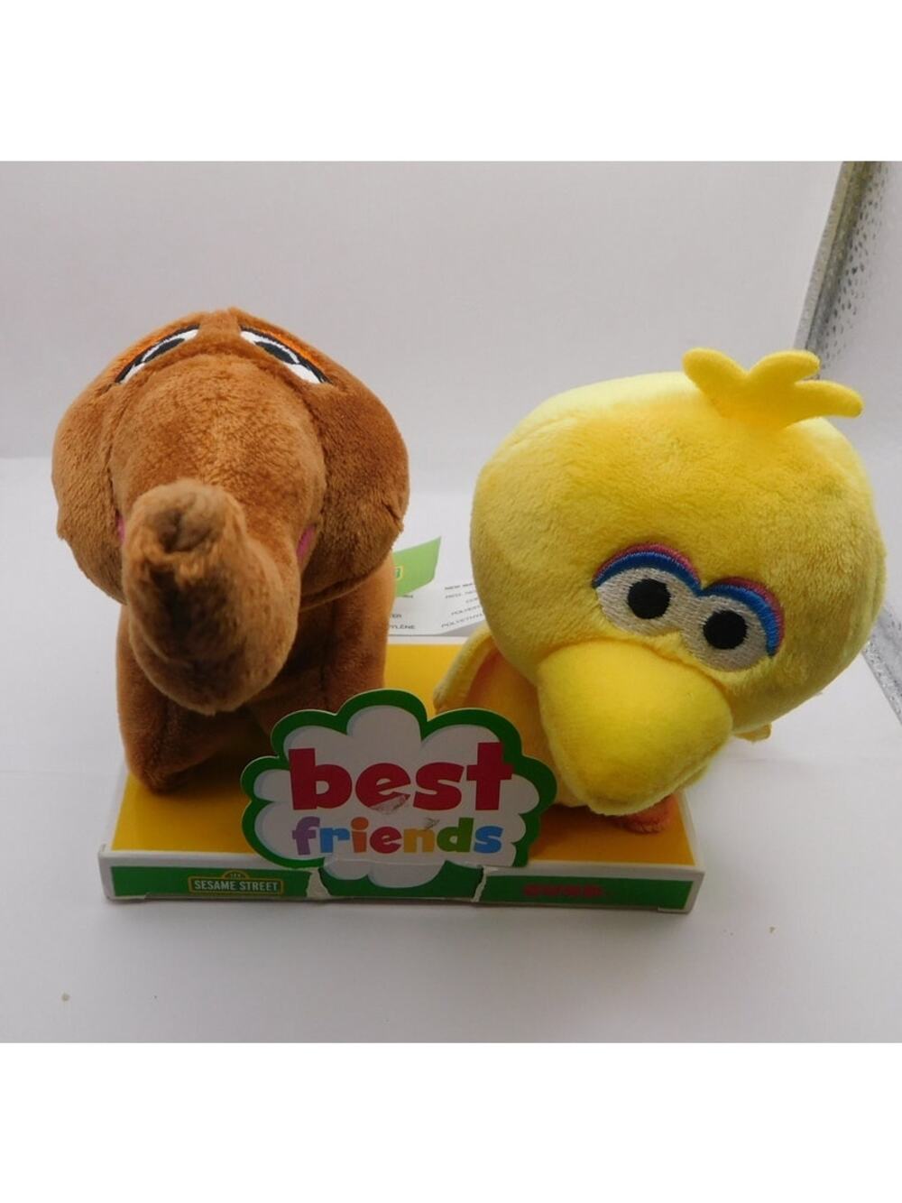 Sesame Street 2019 Best Friends Big Bird & Snuffleupagus Mini Plush NEW
